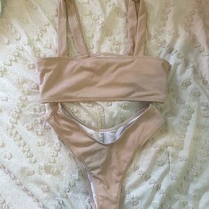 Tan / Beige Swimsuit